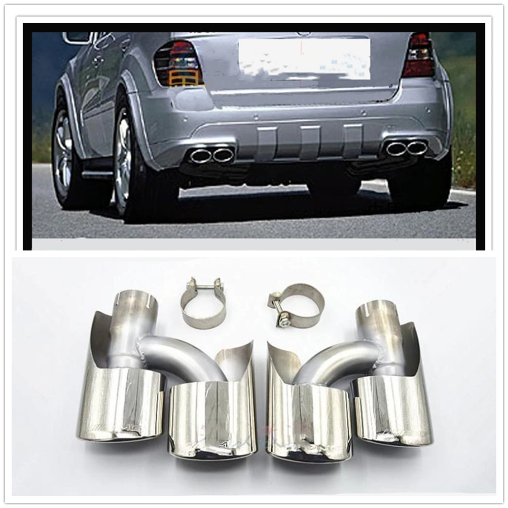 Автомобильный глушитель выхлопной трубы на вентиляционное отверстие, задний глушитель выхлопной трубы для Mercedes Benz W164 ML класс ML63 ML350 ML400 ML500 2010-2013 
Автомобильный глушитель выхлопной трубы на вентиляционное отверстие, задний глушитель выхлопной трубы для Mercedes Benz W164 ML класс ML63 ML350 ML400 ML500 2010-2013