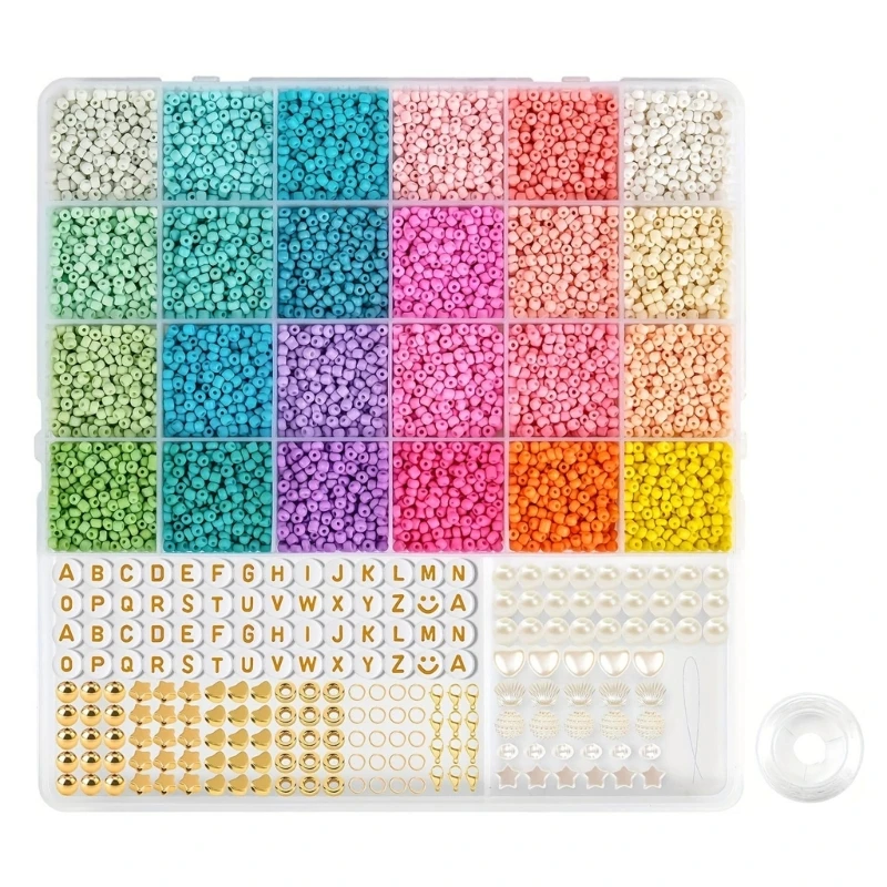 1 Box Seed Beads for Jewelry Bracelet Making Small Beads Friendship Bracelet Keychain Set for Children DIYs Art Craft
1 Box Seed Beads for Jewelry Bracelet Making Small Beads Friendship Bracelet Keychain Set for Children DIYs Art Craft