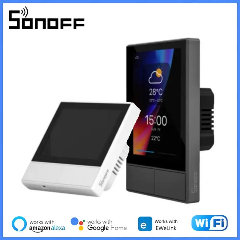 

SONOFF NS Панель ЕС/США Wifi Smart Scene настенный выключатель Ewelink умный термостат дисплей переключатель Голосовое управление через Alexa Google Home