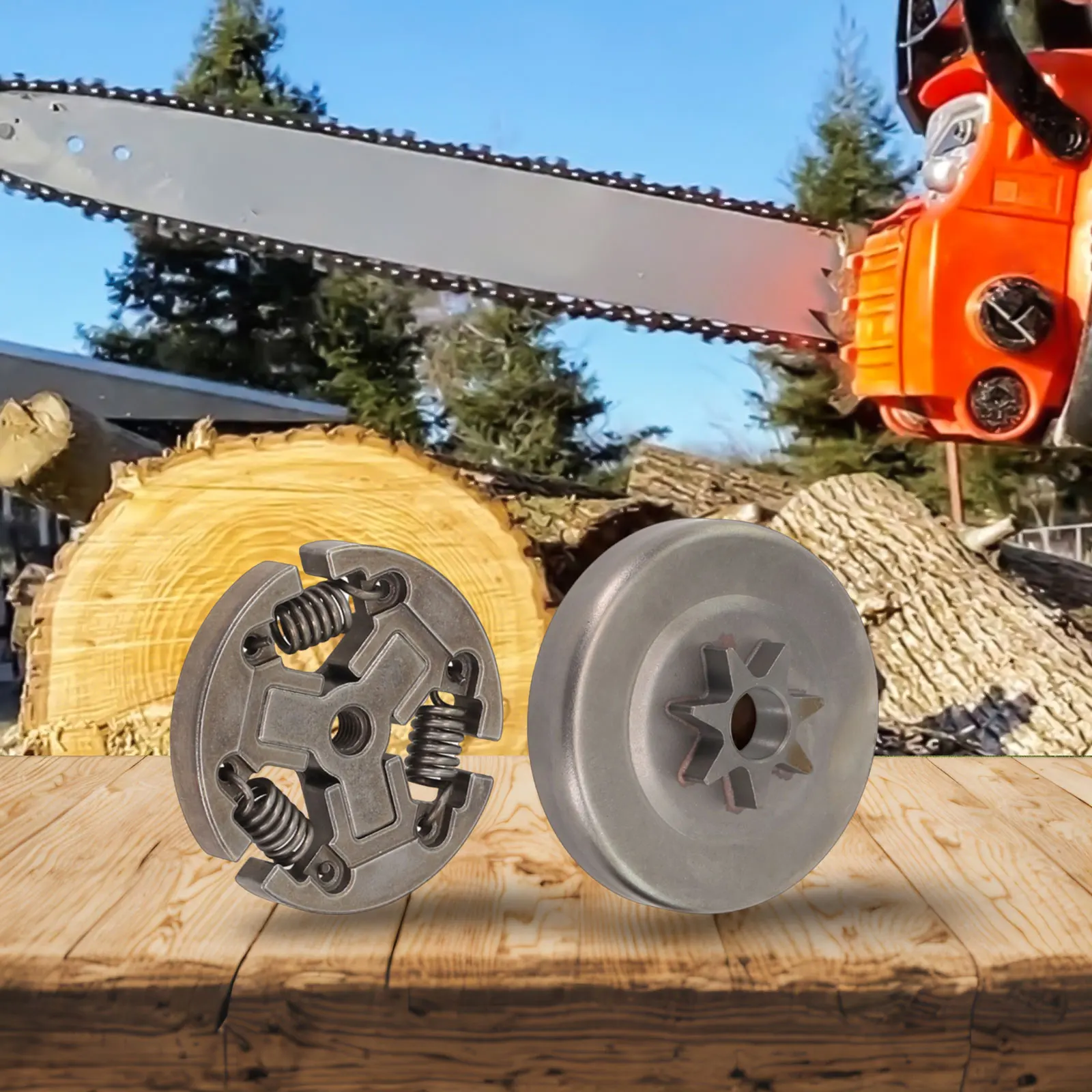 3/8 Inch 7T Sprocket Clutch Drum Clutch Assembly For Echo Chainsaw Replace A056000180 Garden Power Tools Accessories
3/8 Inch 7T Sprocket Clutch Drum Clutch Assembly For Echo Chainsaw Replace A056000180 Garden Power Tools Accessories
