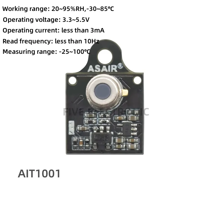 AIT1001 Non-Contact Infrared Temperature Measuring Module Remote Temperature Collection
AIT1001 Non-Contact Infrared Temperature Measuring Module Remote Temperature Collection