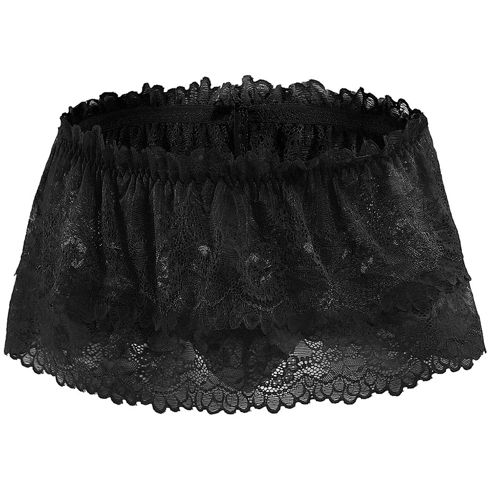 Mens Adult Frilly Lace Ruffled Crossdress Sissy Panties Maid Briefs Underwear Lingerie Knickers See Through Lace Hem Mini Skirt
Mens Adult Frilly Lace Ruffled Crossdress Sissy Panties Maid Briefs Underwear Lingerie Knickers See Through Lace Hem Mini Skirt