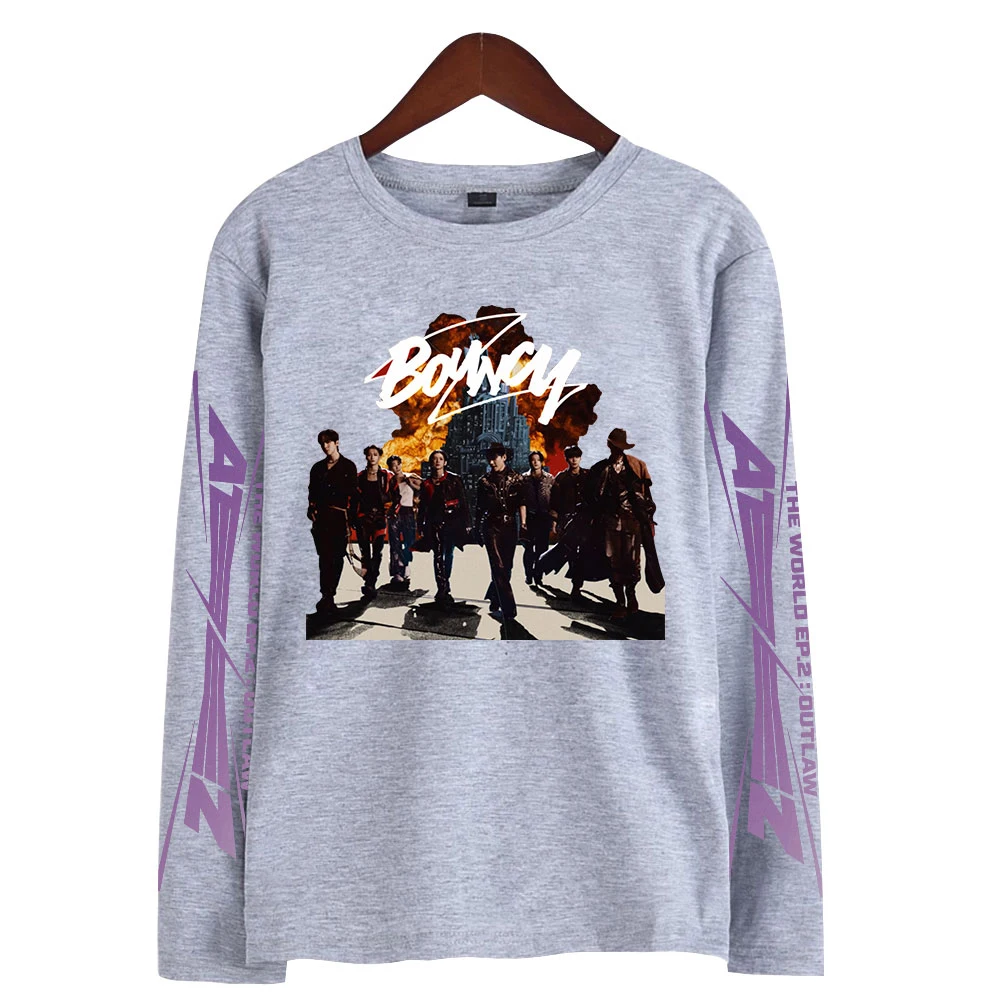 Ateez The World Ep.2 Outlaw T Shirt Men Summer T-shirts Teen Children's Tees 2023 Hip-hop Casual Long-Sleeve Tops Women Clothing
Ateez The World Ep.2 Outlaw T Shirt Men Summer T-shirts Teen Children's Tees 2023 Hip-hop Casual Long-Sleeve Tops Women Clothing