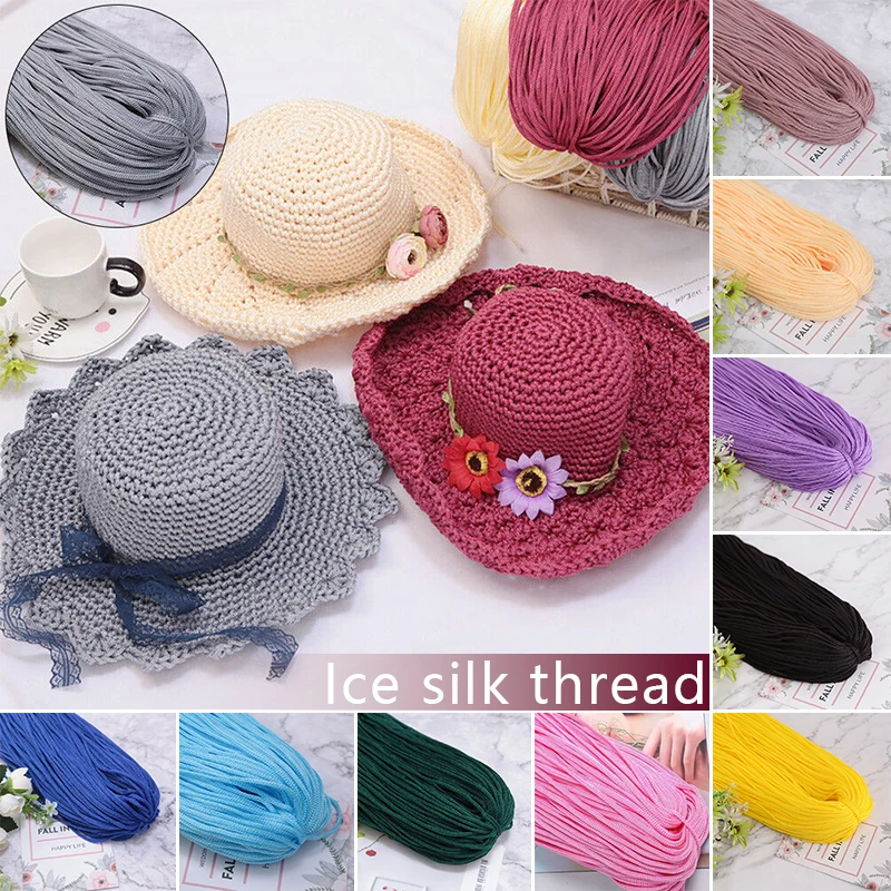 200M 3mm Color Nylon Cord Summer Crochet Yarn Hollow Silk Line For DIY Hand-Woven Cool Hat Summer Shoes Bracelet Bag Handicrafts
200M 3mm Color Nylon Cord Summer Crochet Yarn Hollow Silk Line For DIY Hand-Woven Cool Hat Summer Shoes Bracelet Bag Handicrafts