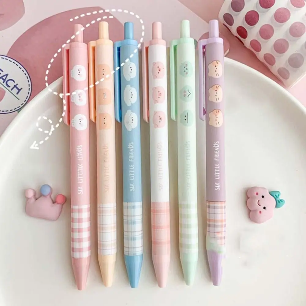 6PCS/SET Stationery Writing Tools Learning Office Supplies Cartoon Press Type Ballpoint Pen Rollerball Pen Gel Pens
6PCS/SET Stationery Writing Tools Learning Office Supplies Cartoon Press Type Ballpoint Pen Rollerball Pen Gel Pens