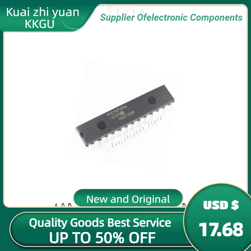 10PCS/Lot New And Original PIC16F886 DIP28 PIC16F886-I/P DIP-28 Single-Chip Micro Controller IC Chip Quality Goods
10PCS/Lot New And Original PIC16F886 DIP28 PIC16F886-I/P DIP-28 Single-Chip Micro Controller IC Chip Quality Goods