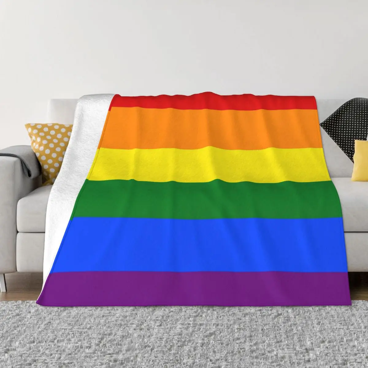 Rainbow Flag Knitted Blanket Boho Lgbt Pride Yaoi Fleece Throw Blanket Bedding Couch Portable Soft Warm Bedspreads
Rainbow Flag Knitted Blanket Boho Lgbt Pride Yaoi Fleece Throw Blanket Bedding Couch Portable Soft Warm Bedspreads