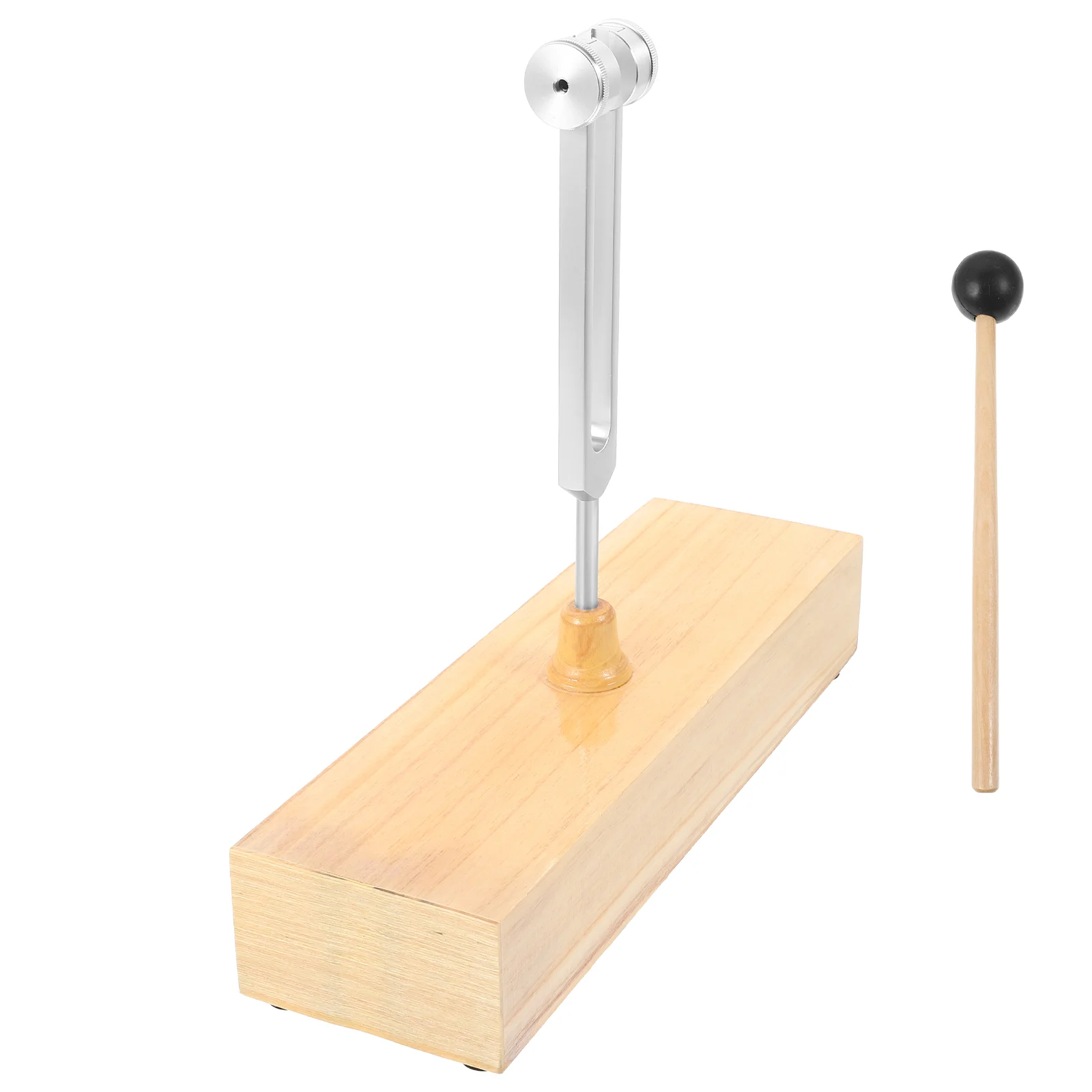 1 Set Tuning Fork Wooden Voice Box Tuning Fork Funny Musical Instrument with Hammer Mallet 
1 Set Tuning Fork Wooden Voice Box Tuning Fork Funny Musical Instrument with Hammer Mallet
