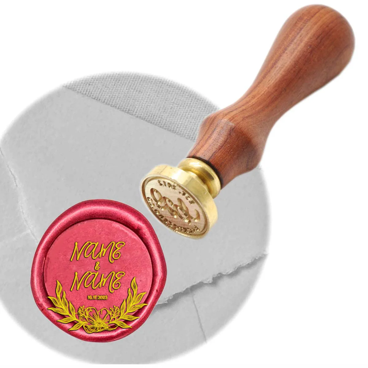 Customizable Monogram Wax Seal Stamp for Stationery and Cards Rustic Garden Savings Stamp
Customizable Monogram Wax Seal Stamp for Stationery and Cards Rustic Garden Savings Stamp