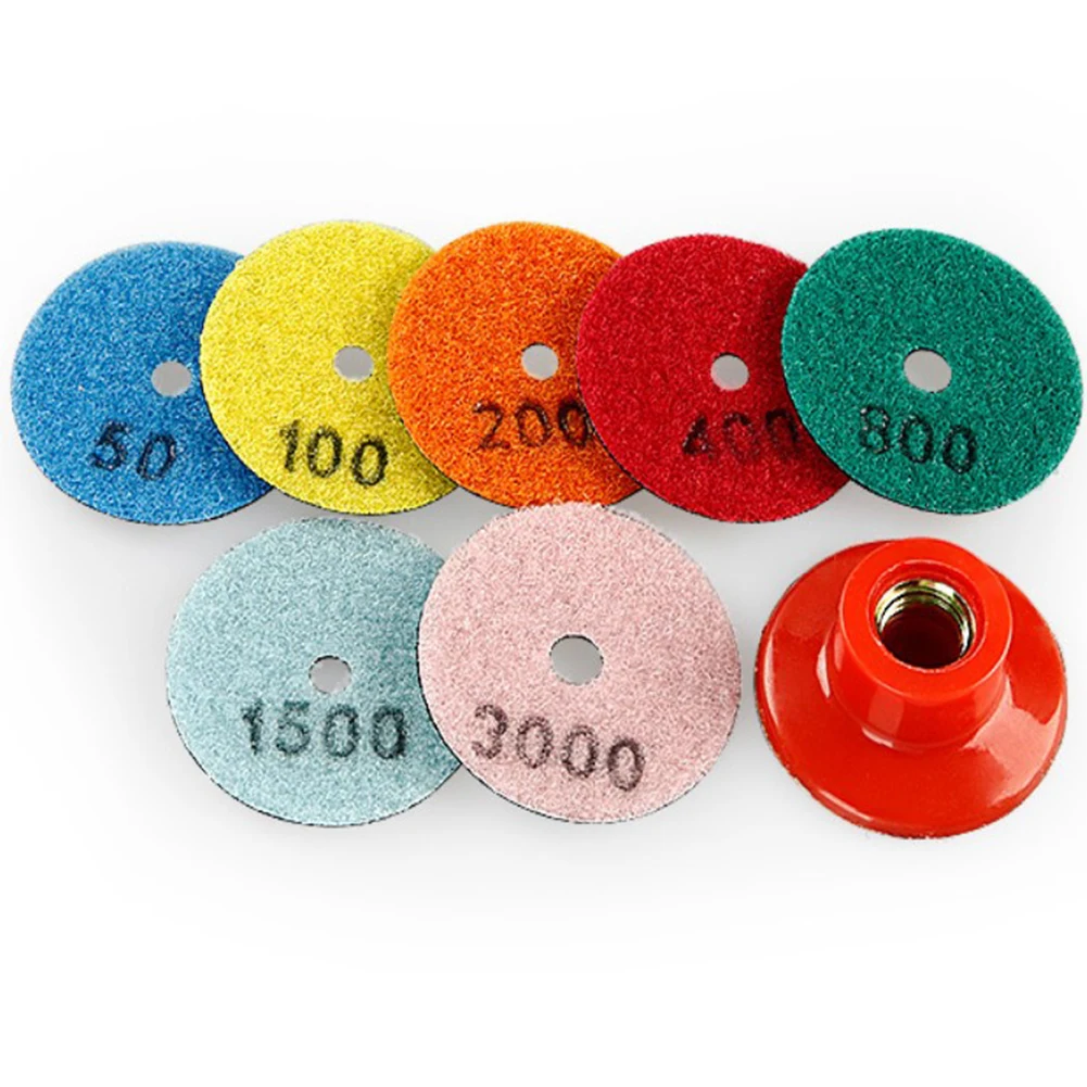 1 PC Polishing Wheels 2 Inch 50mm Diamond Dry Polishing Pad Sharp Type For Granite Marble Sanding Disc M10 M14 M16 Backing Pad
1 PC Polishing Wheels 2 Inch 50mm Diamond Dry Polishing Pad Sharp Type For Granite Marble Sanding Disc M10 M14 M16 Backing Pad