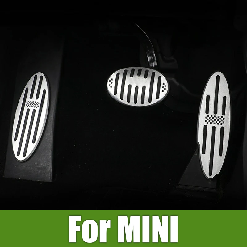 

For MINI Cooper Countryman Clubman JCW S R56 R60 R61 F54 F55 F56 F60 Aluminum Car Accelerator Brake Pedal Cover Anti-Slip Pads