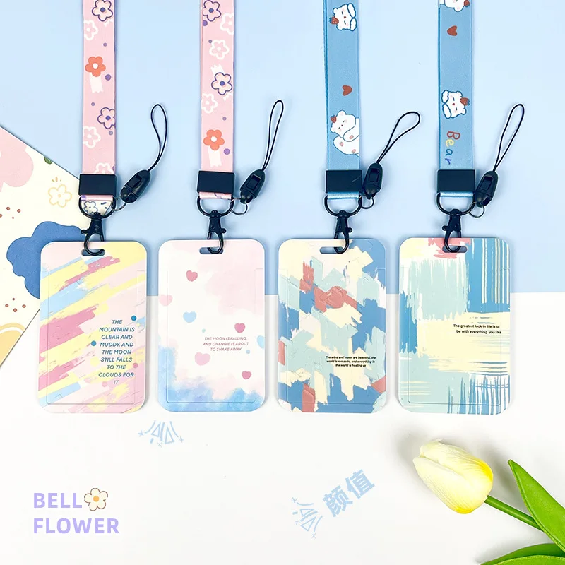 1 Pcs Graffiti Color Cartoon Business Card Holder Campus Student Card Bus Card Bank Card Lanyard Business Card Cover
1 Pcs Graffiti Color Cartoon Business Card Holder Campus Student Card Bus Card Bank Card Lanyard Business Card Cover