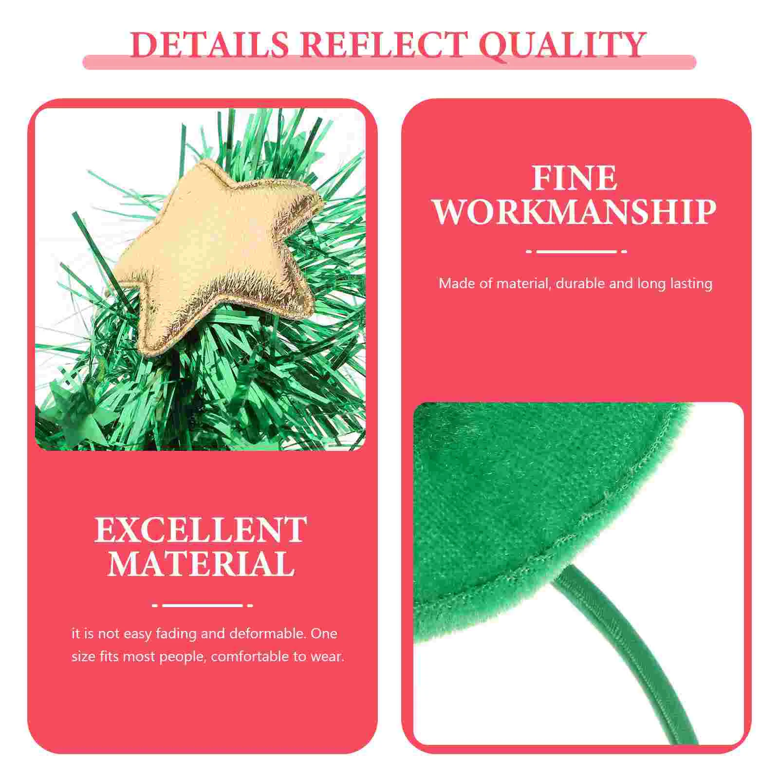 Christmas Tree Shape Headbands Costume Accessory Funny Hair Bands Hair Hoops Party Favors Photo Props
Christmas Tree Shape Headbands Costume Accessory Funny Hair Bands Hair Hoops Party Favors Photo Props