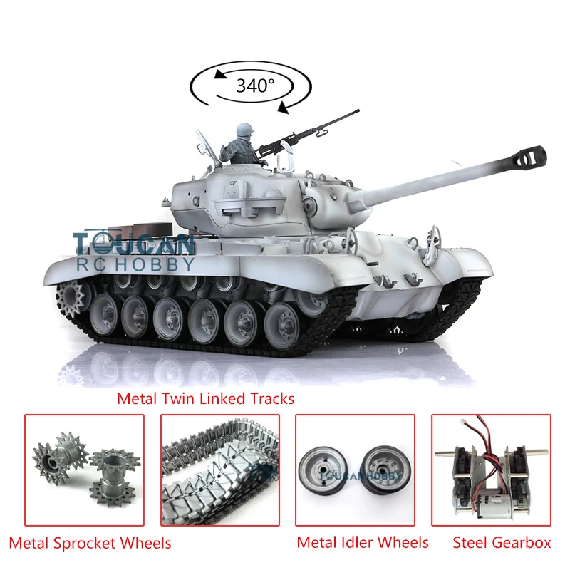Heng Long 1/16 RTR RC Танк Snow 7,0 Модернизированный M26 Pershing 3838 Вт/360 ° вращающийся солдат металлическая коробка передач для игрушек для мальчиков TH17316
Heng Long 1/16 RTR RC Танк Snow 7,0 Модернизированный M26 Pershing 3838 Вт/360 ° вращающийся солдат металлическая коробка передач для игрушек для мальчиков TH17316