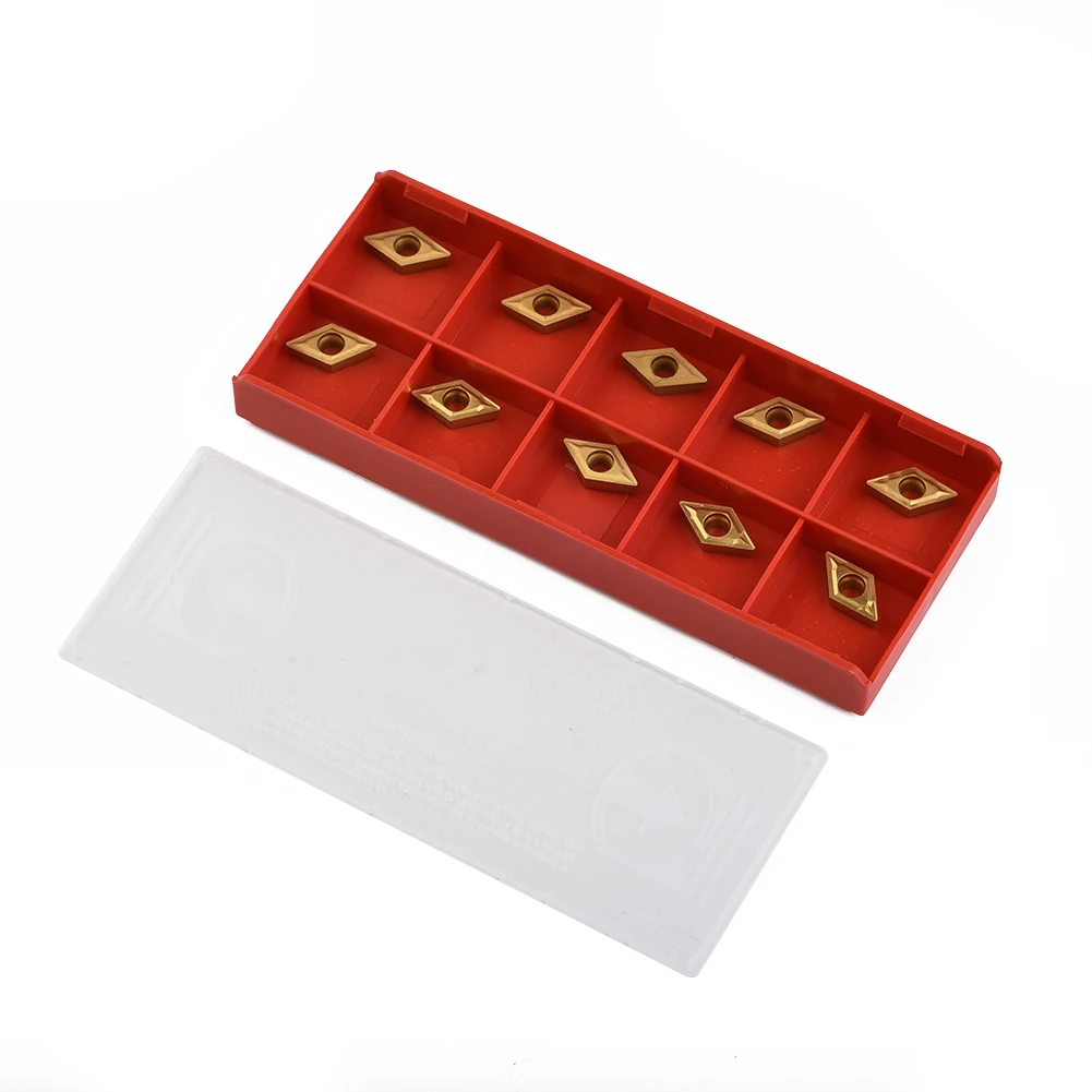 10pcs Carbide Inserts Cutter For Lathe Turning Tool Holder Boring Bar DCMT070204 YBC251 Processing Turning Insert
10pcs Carbide Inserts Cutter For Lathe Turning Tool Holder Boring Bar DCMT070204 YBC251 Processing Turning Insert