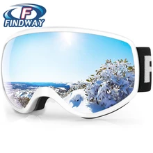 Findway Kid Ski Goggles Kids Snowboard Goggles 100% UV Protection Anti-fog Compatible with Ski Snowboard Sports for Age 3-8 Kids
Findway Kid Ski Goggles Kids Snowboard Goggles 100% UV Protection Anti-fog Compatible with Ski Snowboard Sports for Age 3-8 Kids