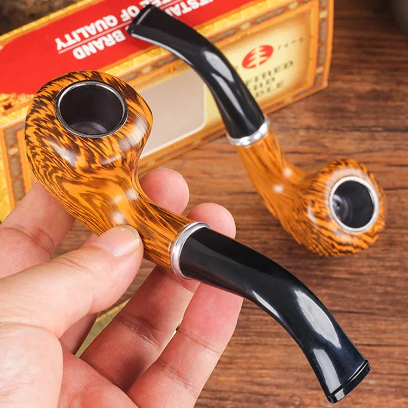 

Tiger skin Resin Smoke Pipe Microfilter Removable to Clean Cut Tobacco cigarette filter Healthy Hot Sale smoking accessories