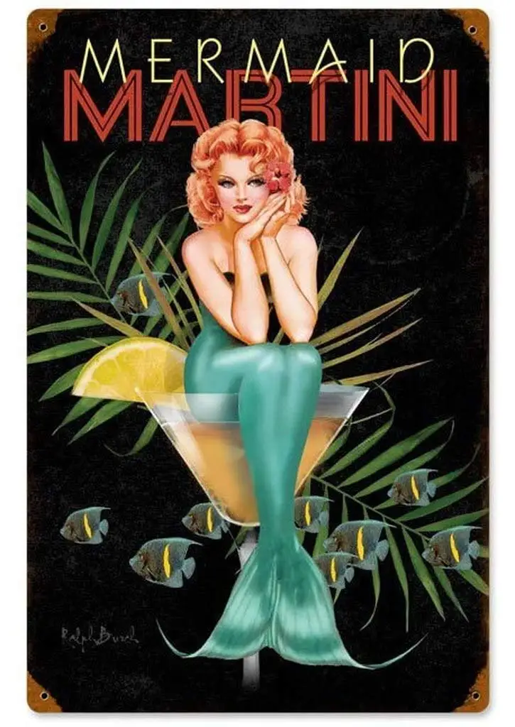Home Room Wall Decor Metal Sign 8x12 Tin Signs Mermaid Martini Vintage Retro Vintage Plaque for Club Tavern Coffee Cafe BBQ Gara
Home Room Wall Decor Metal Sign 8x12 Tin Signs Mermaid Martini Vintage Retro Vintage Plaque for Club Tavern Coffee Cafe BBQ Gara