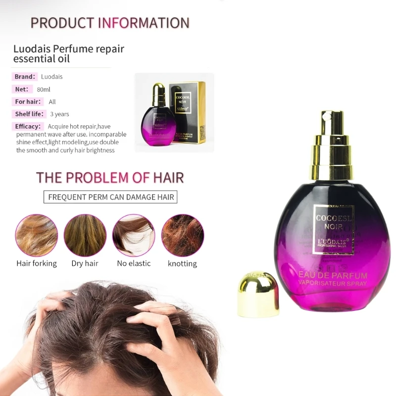 Hair Repair Serums Fragrances Smoother Protect Hair Essence for Dry Damaged Hair New Dropship
Hair Repair Serums Fragrances Smoother Protect Hair Essence for Dry Damaged Hair New Dropship