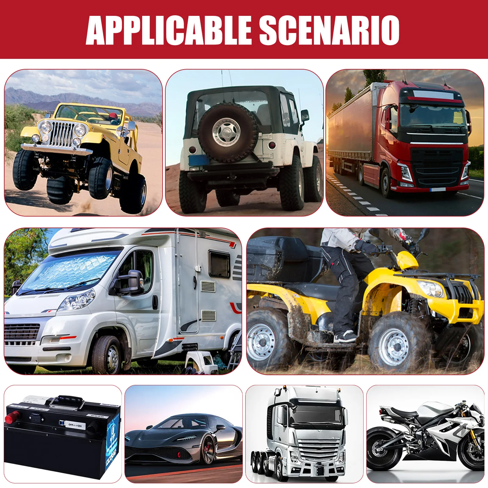 Generic 12V Battery Switch Relay e Control Battery Disconnect Cut Off