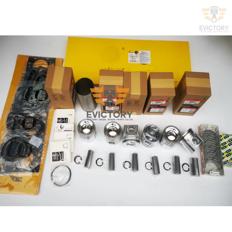 6D102 S6D102E-1 S6D102 overhaul rebuild kit Cylinder head gasket liner piston ring bearing For Komatsu 5.9L 12V Engine Forklift
6D102 S6D102E-1 S6D102 overhaul rebuild kit Cylinder head gasket liner piston ring bearing For Komatsu 5.9L 12V Engine Forklift