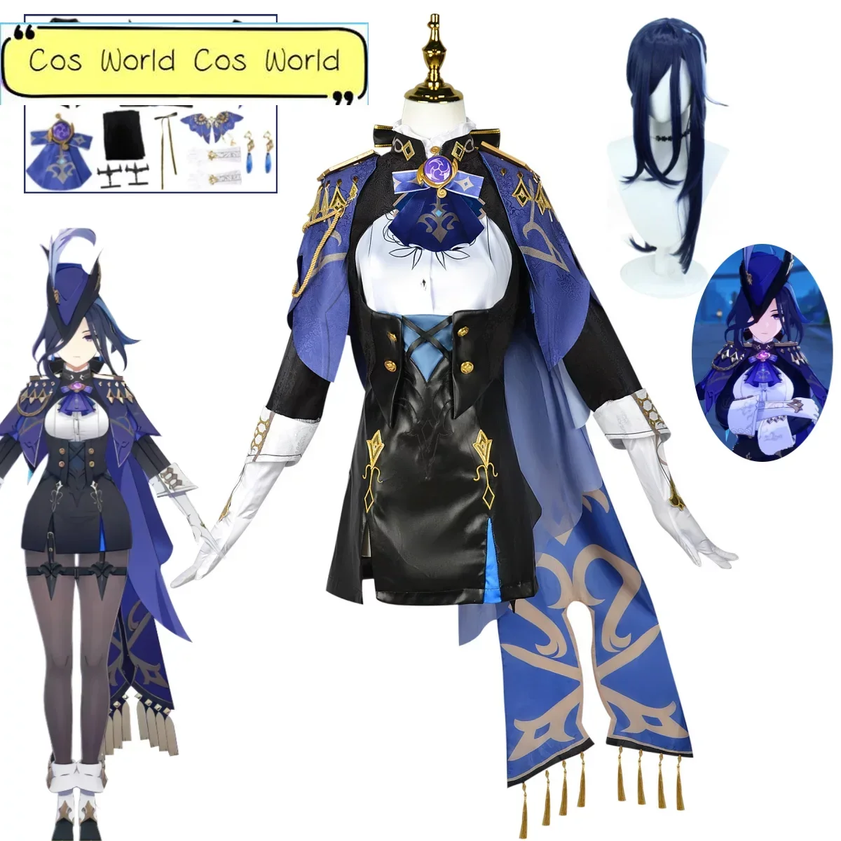 Game Genshin Impact Clorinde Fontaine Cosplay Kostum Anime Character Suit Halloween Carnival Carnival Performance Costume
Game Genshin Impact Clorinde Fontaine Cosplay Kostum Anime Character Suit Halloween Carnival Carnival Performance Costume