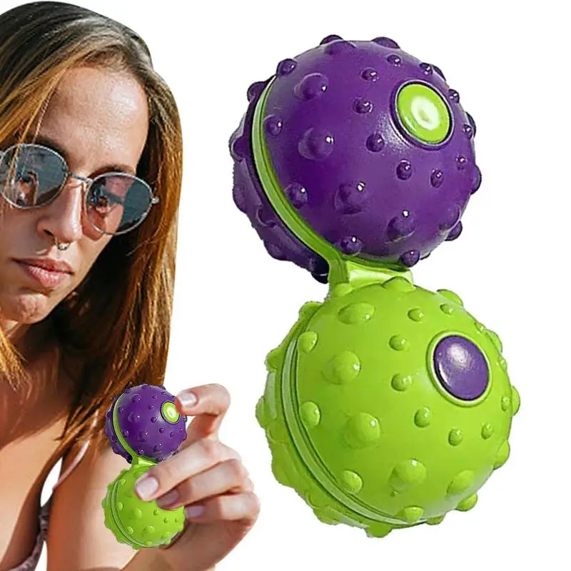 Hand Massage Ball Conjoined Fingertip Spinning Hand Massage Ball Portable Hand Ball Massage Fidget Toy For Shoulders Back
Hand Massage Ball Conjoined Fingertip Spinning Hand Massage Ball Portable Hand Ball Massage Fidget Toy For Shoulders Back