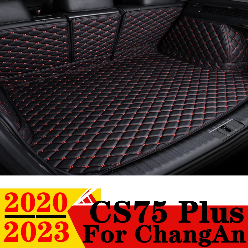 

Car Trunk Mat For ChangAn CS75 Plus 2023 2022 2021 2020 Rear Cargo Cover Carpet Liner Tail Vehicles AUTO Parts Boot Luggage Pad