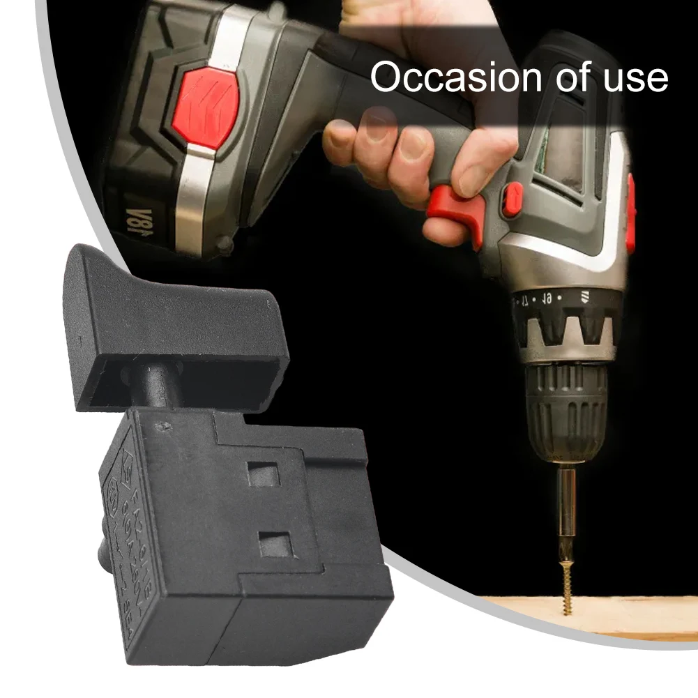 New Practical Useful Durable Electric Drill Switch Button Self Rest Speed Trigger 250V Black Control Knob Cutting
New Practical Useful Durable Electric Drill Switch Button Self Rest Speed Trigger 250V Black Control Knob Cutting