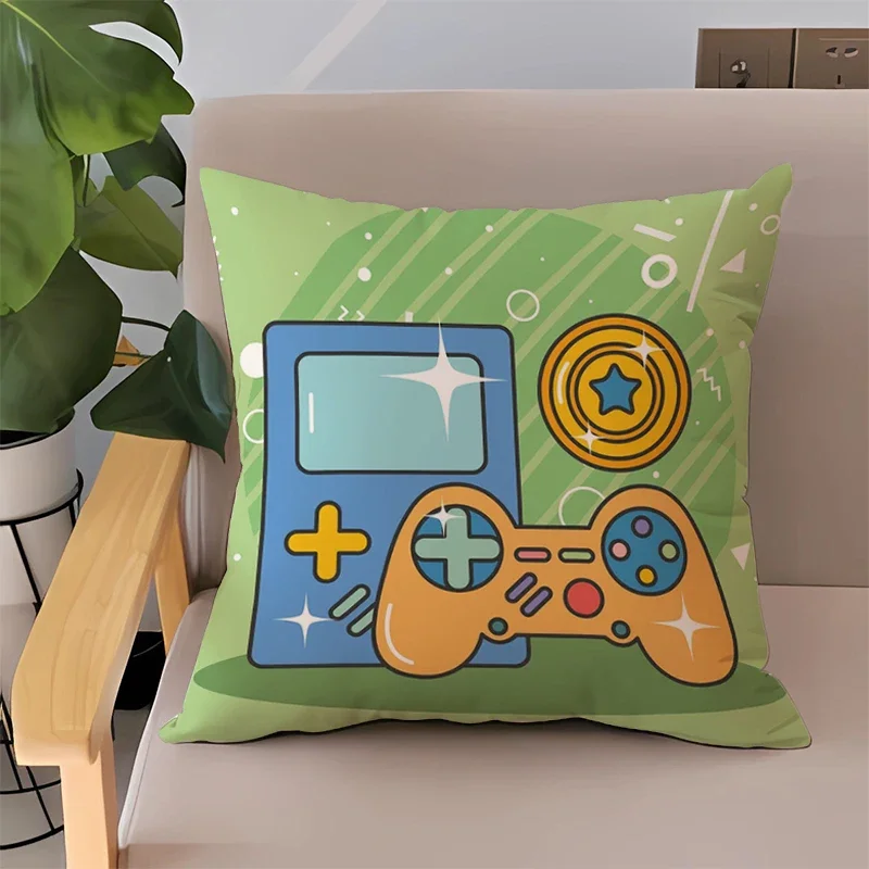 

Game Pillowcases Bed 40x40cm Cushion Cover 45x45cm Couch Pillows Bedroom Double-sided Printing Sofa Cushions Covers Car Pillow