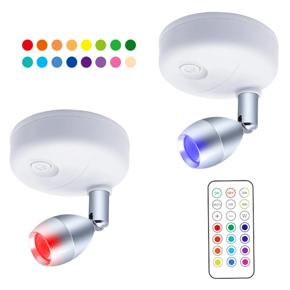 2Pack Remote Wireless LED Spotlights Rotatable Accent Lights Battery Powered Puck Picture Lights Indoor Closet Lights Wall Lamp
2Pack Remote Wireless LED Spotlights Rotatable Accent Lights Battery Powered Puck Picture Lights Indoor Closet Lights Wall Lamp