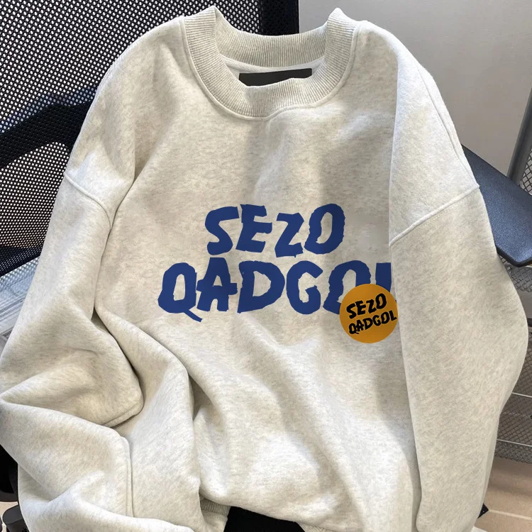 Autumn and Winter Round Neck Pullover Men and Women Sports Sweater American Fashion Letter Print Couple Loose Casual Top y2k
Autumn and Winter Round Neck Pullover Men and Women Sports Sweater American Fashion Letter Print Couple Loose Casual Top y2k