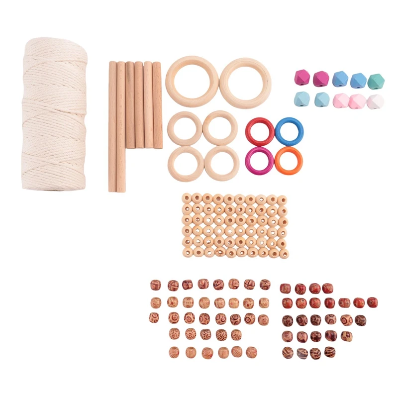 1Set Wooden Rings Wooden Sticks Macrame Supplies For DIY Hand-Woven Material DIY Wall Hanging Hanger
1Set Wooden Rings Wooden Sticks Macrame Supplies For DIY Hand-Woven Material DIY Wall Hanging Hanger