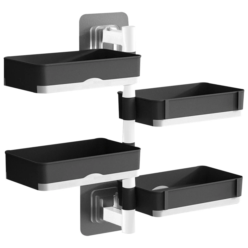 4-tier Soap Rack Bathroom Storage Shelf Shampoo Holder Rotating Shower Dropshipping
4-tier Soap Rack Bathroom Storage Shelf Shampoo Holder Rotating Shower Dropshipping