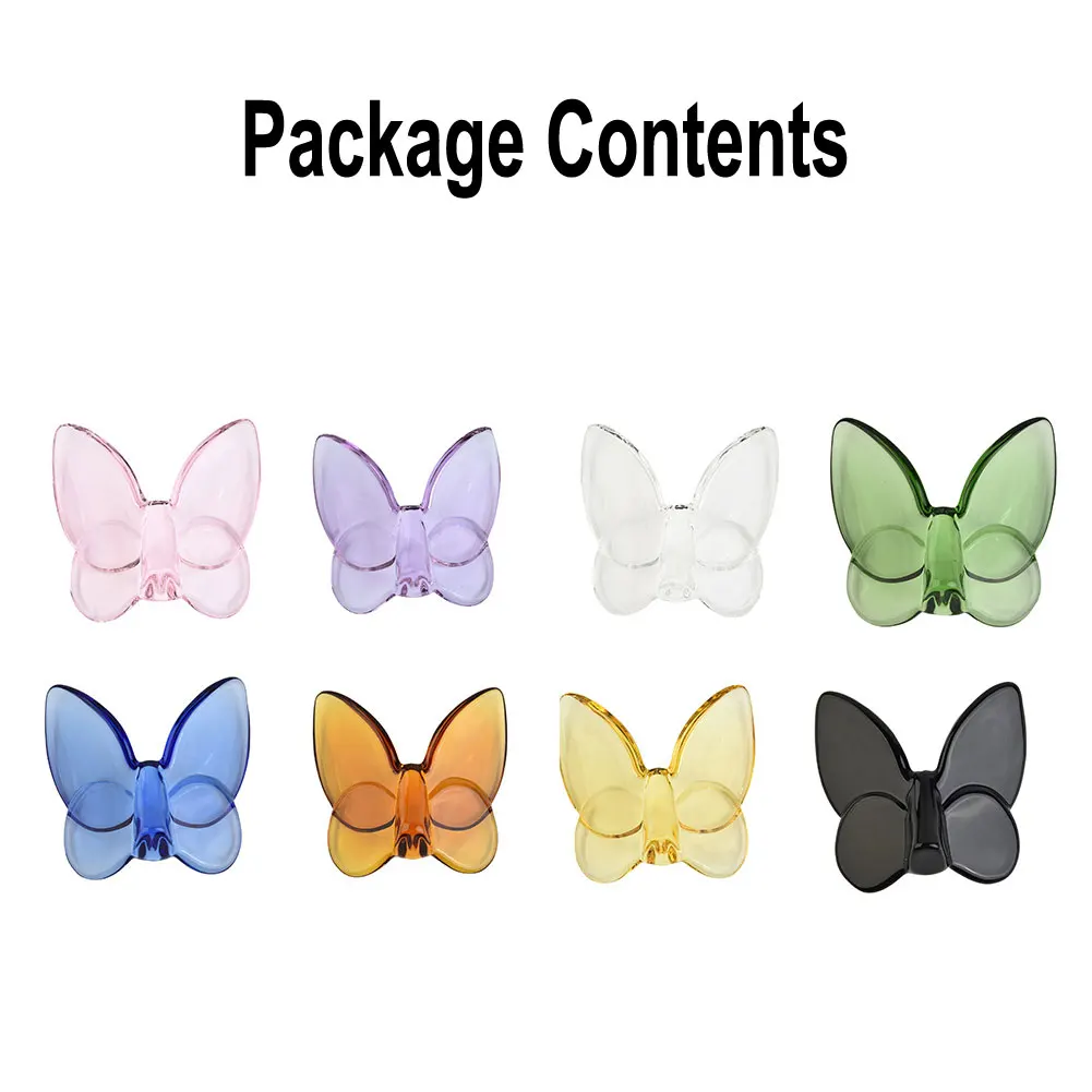 1x Butterfly Ornament Glass Crystal Lucky Butterfly Vibrantly With Bright Color Ornaments Butterflies Home-Decoration
1x Butterfly Ornament Glass Crystal Lucky Butterfly Vibrantly With Bright Color Ornaments Butterflies Home-Decoration