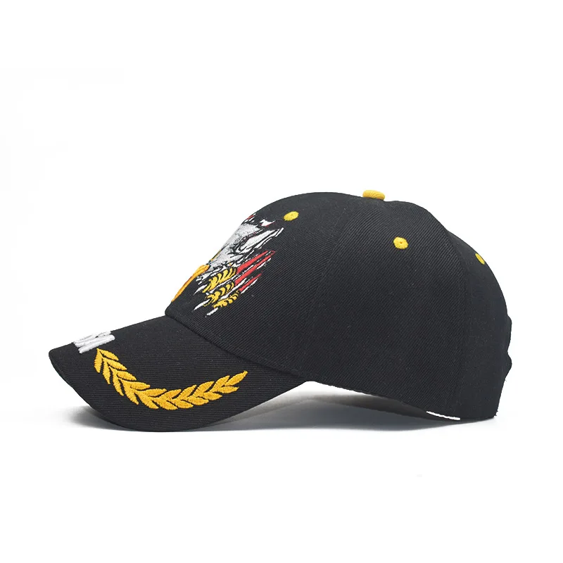 

Оптовая продажа, мужские/женские кепки, бейсболка, камуфляжная кепка с вышивкой головы орла, кепки для спорта на открытом воздухе, шляпа от солнца, хороший подарок