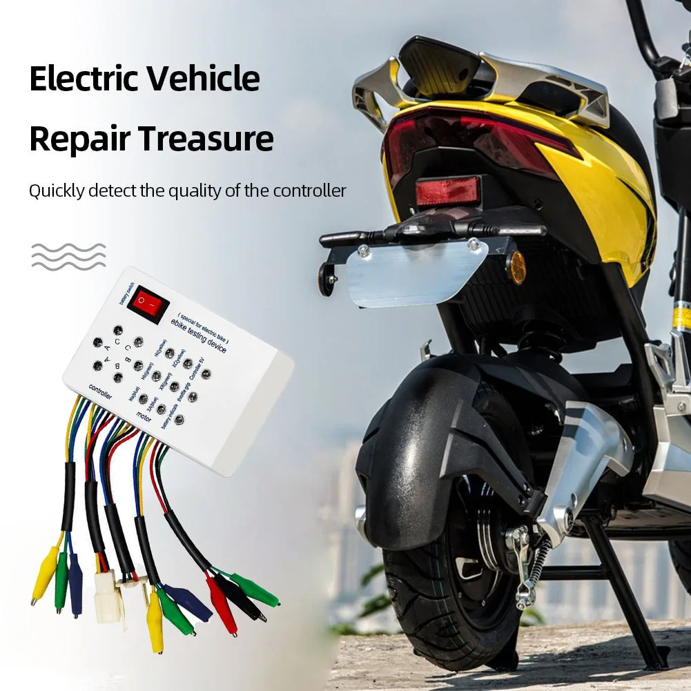 Electric Vehicle Controller Detector, Battery Tester, Handlebar Hall Tester Efficient Brushless Motor Quick Test
Electric Vehicle Controller Detector, Battery Tester, Handlebar Hall Tester Efficient Brushless Motor Quick Test