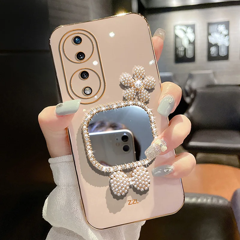 Bling Square Mirror Case For Honor X9 50 70 X8 4G X7 X7A 10 30 20 20i 10i 30i Lite Pearl Bow Glitter Bling Plating Cover Caqa
Bling Square Mirror Case For Honor X9 50 70 X8 4G X7 X7A 10 30 20 20i 10i 30i Lite Pearl Bow Glitter Bling Plating Cover Caqa