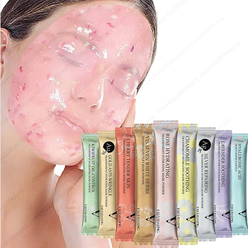 

Beauty Salon DIY SPA Soft Hydro Jelly Mask Powder Collagen Hyaluronic Acid Rose Gold Rubber Facial Mask Skincare Cosmetics