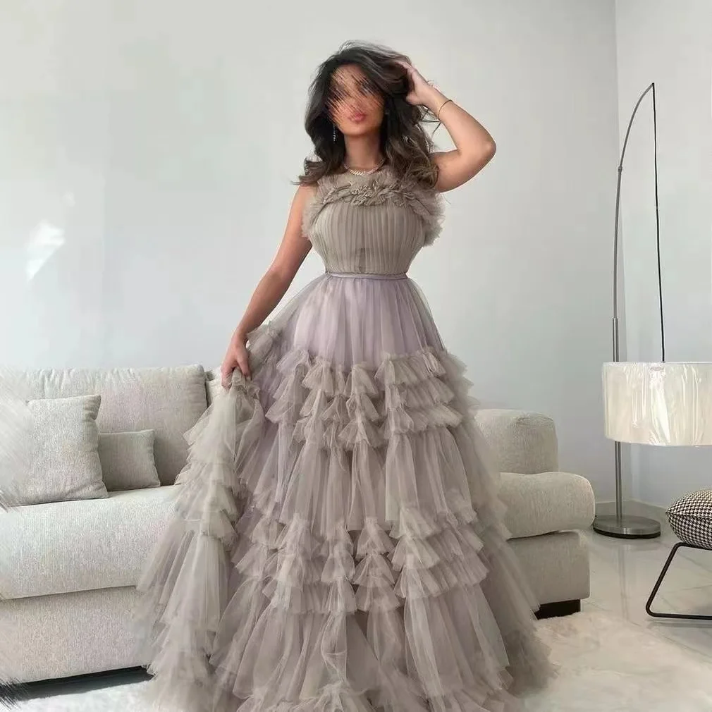 Aso Ebi Prom Dresses Tiered Tulle Long A Line Robe De Marrige Ruffles Strapless Women Wear Special Party Evening Gowns
Aso Ebi Prom Dresses Tiered Tulle Long A Line Robe De Marrige Ruffles Strapless Women Wear Special Party Evening Gowns