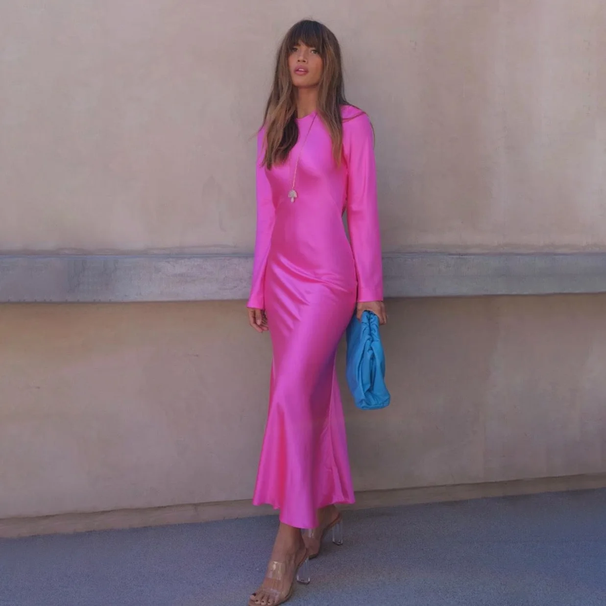 Zoctuo Fall Mermaid Dresses For Women 2023 Elegant Long Sleeve Bodycon Rose Pink Evening Dress Ladies Formal Wear Party Club
Zoctuo Fall Mermaid Dresses For Women 2023 Elegant Long Sleeve Bodycon Rose Pink Evening Dress Ladies Formal Wear Party Club