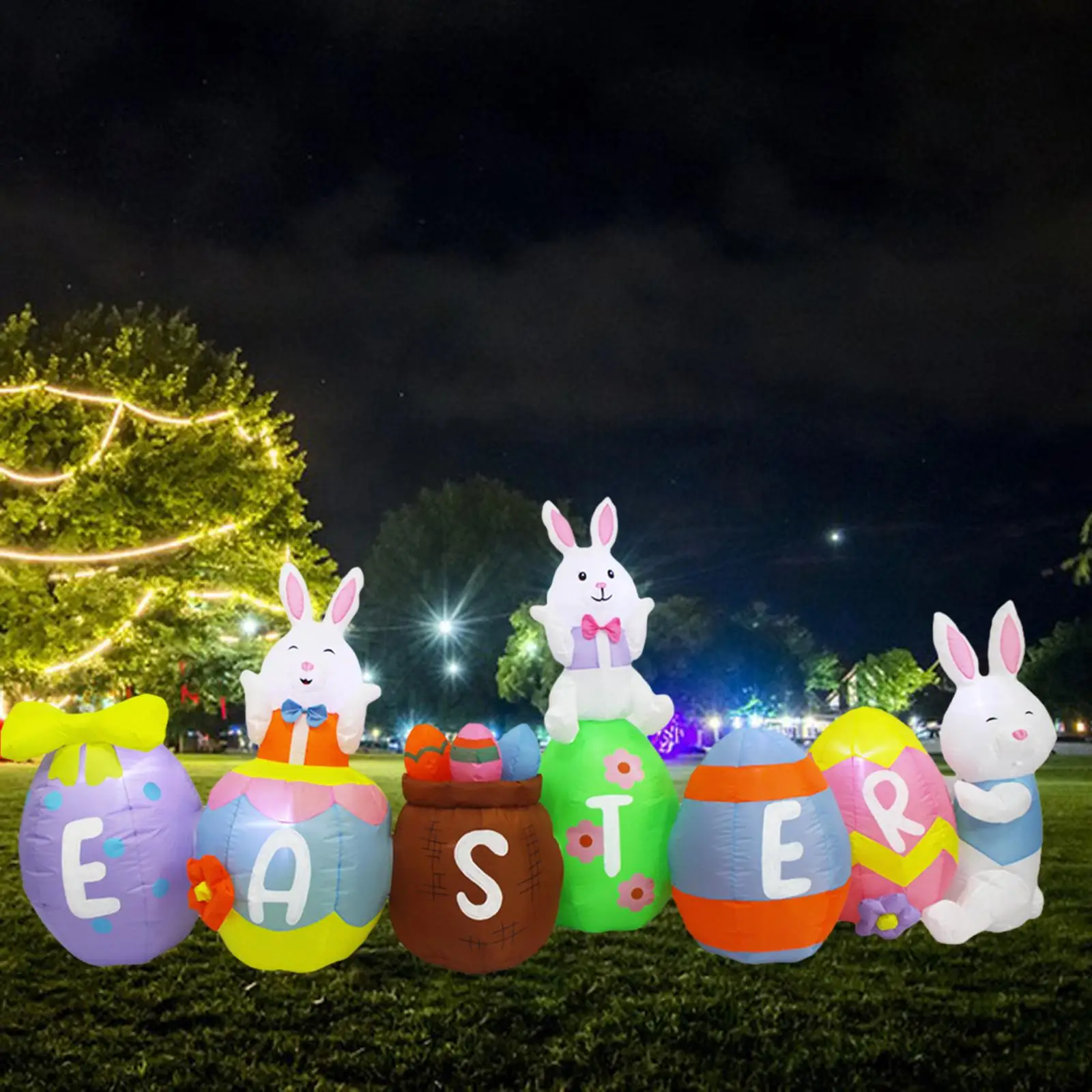 

Easter Inflatables Outdoor Decorations Novelty Giant for House Outside Party