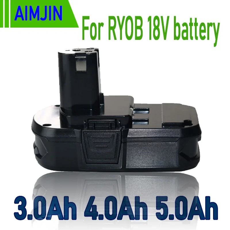 

Сменная литиевая батарея для Ryobi P108 P102 P103 P104 P107, 18-вольтовый аккумулятор 3,0 Ач, 4,0 Ач, 5,0 Ач, 18 в