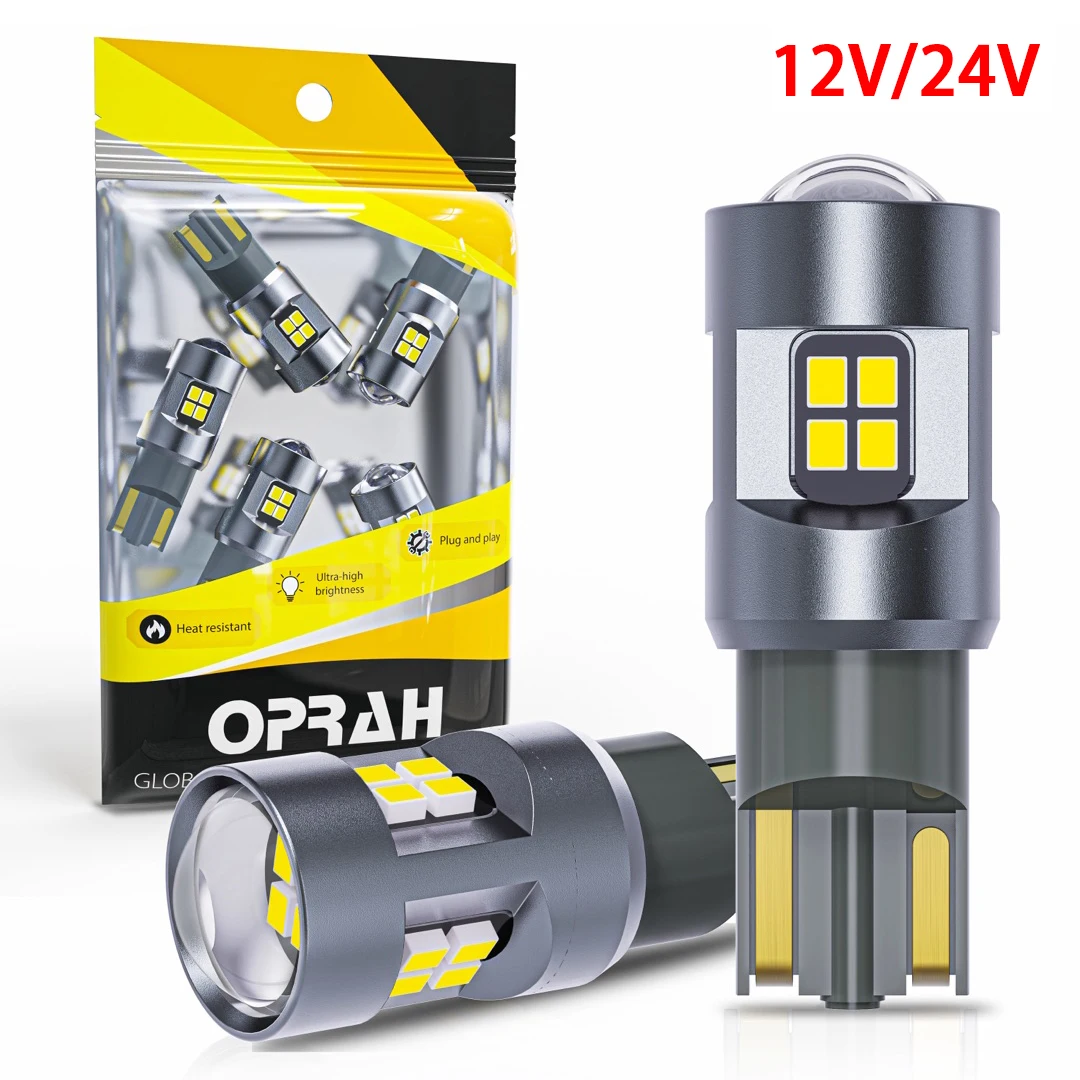 Oprah 2pcs Car LED T10 W5W 194 168 Lights 12V 24V Truck Auto Interior Bulbs License Plate Signal Lamp Side Parking DRL Indicator 
Oprah 2pcs Car LED T10 W5W 194 168 Lights 12V 24V Truck Auto Interior Bulbs License Plate Signal Lamp Side Parking DRL Indicator