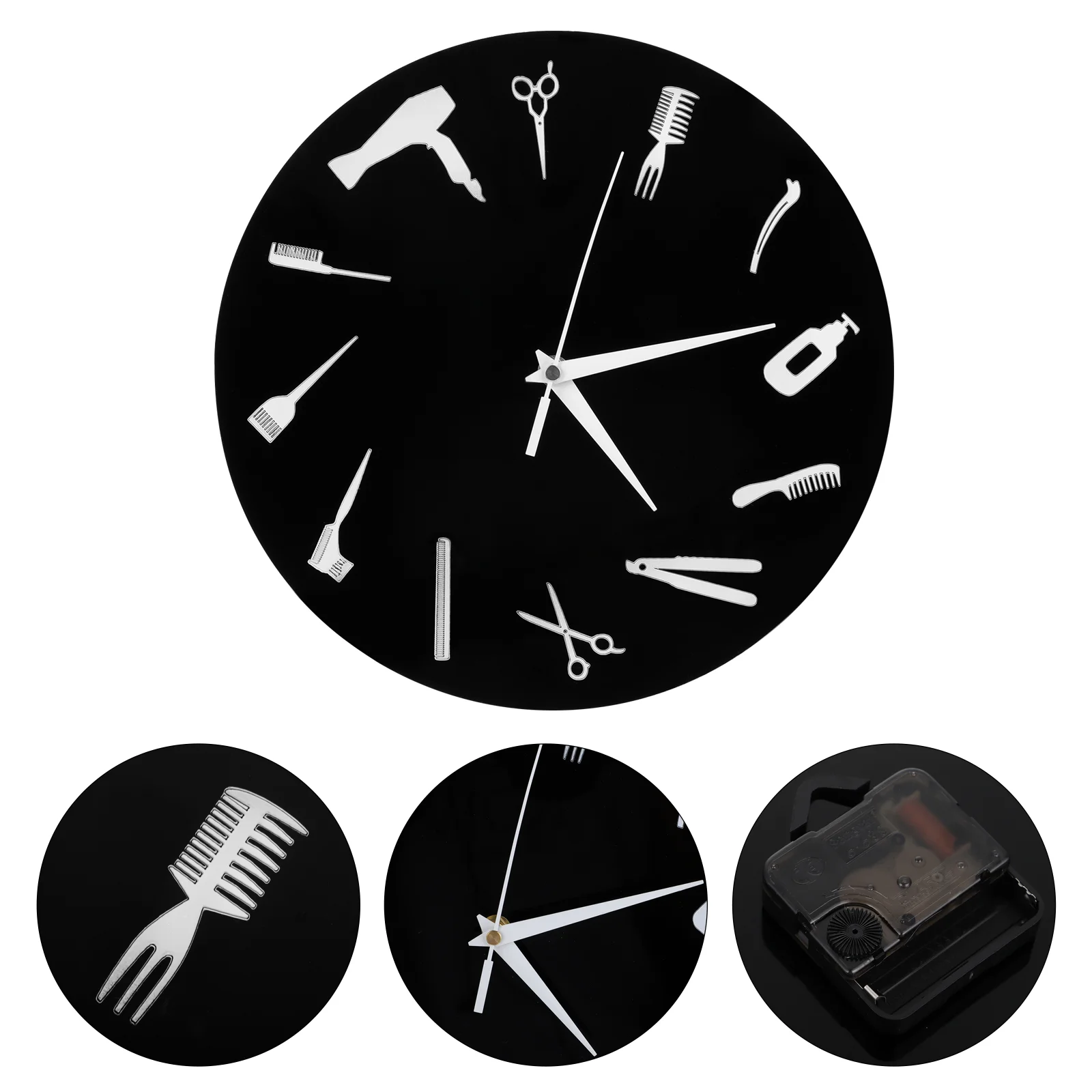 Wall Clock Modern Clocks Decorative Hair Salon Decoration Barber Shop Ornament Operated Round Vintage
Wall Clock Modern Clocks Decorative Hair Salon Decoration Barber Shop Ornament Operated Round Vintage