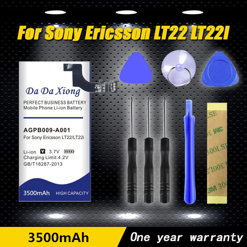 2023 High quality 3500mAh AGPB009-A001 Li-ion Phone Battery for Sony Ericsson Xperia P LT22 LT22I battery
2023 High quality 3500mAh AGPB009-A001 Li-ion Phone Battery for Sony Ericsson Xperia P LT22 LT22I battery