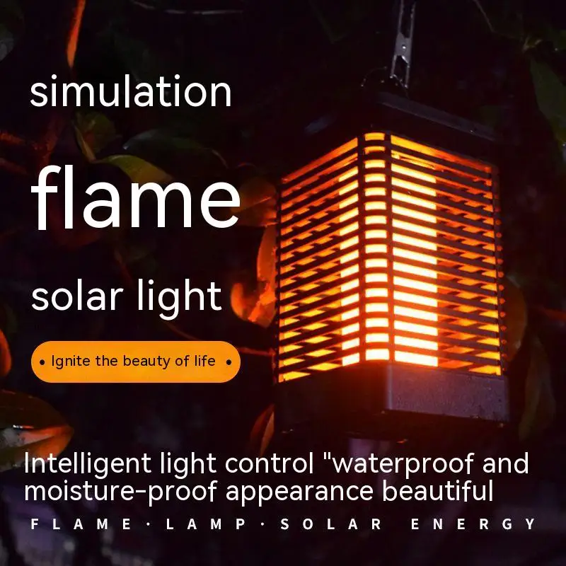 Square Solar Flame Lamp Hollow Square Solar Flame Hanging Lamp Courtyard Decoration Small Night Lamp
Square Solar Flame Lamp Hollow Square Solar Flame Hanging Lamp Courtyard Decoration Small Night Lamp
