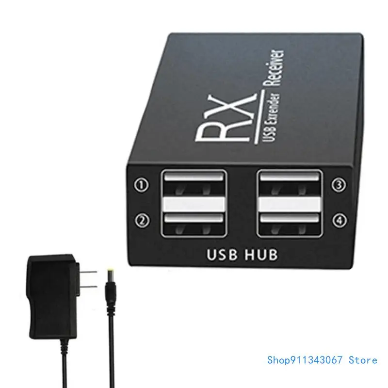 

120M USB Extenders Over RJ45 Ethernet USB Extension 4 Port USB Hub Extenders Drop shipping