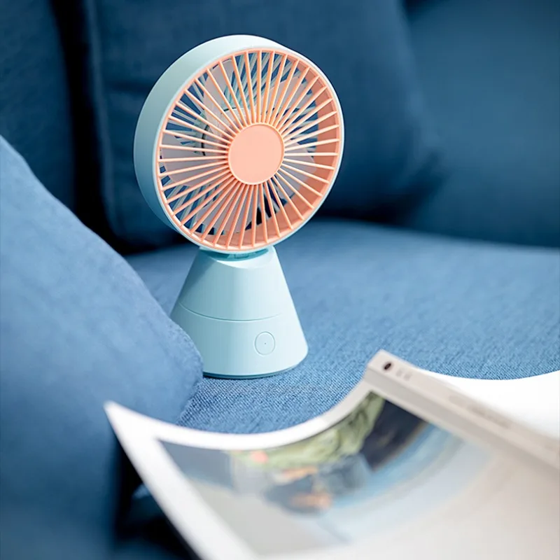 

Настольный вентилятор DOKIY Morandi, 4000 мАч, USB Перезаряжаемый вентилятор, вращение на 80 °, 3 скорости, регулируемые высококачественные мини-вентиляторы для дома и офиса