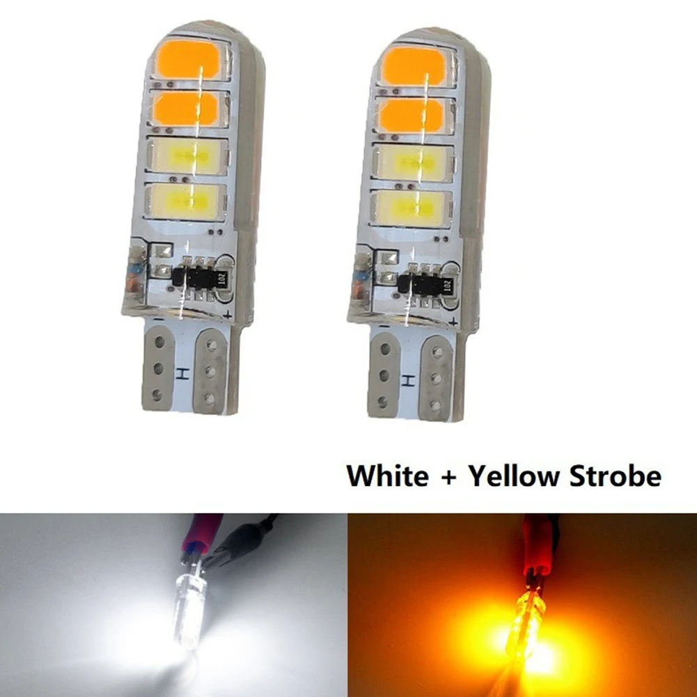 2pcs 12V T10 Car Tail Brake Turn Signal Strobe Lamp Bulb Auto LED Flashing Light Automobiles Parts Accessories
2pcs 12V T10 Car Tail Brake Turn Signal Strobe Lamp Bulb Auto LED Flashing Light Automobiles Parts Accessories